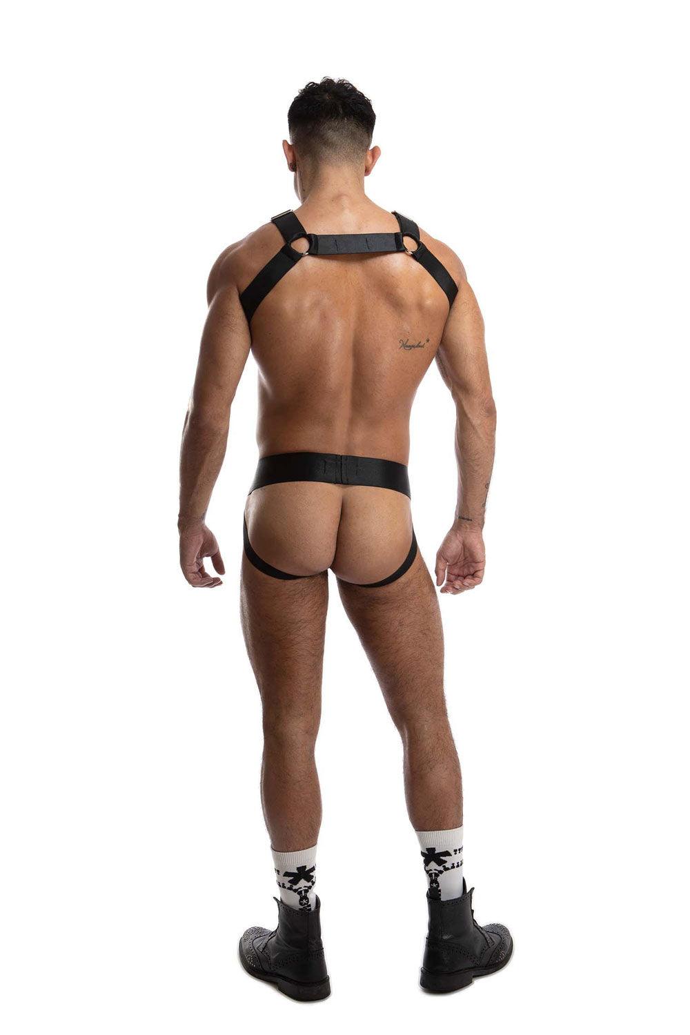 LUXE ATHLETIC JOCK | Black Satin