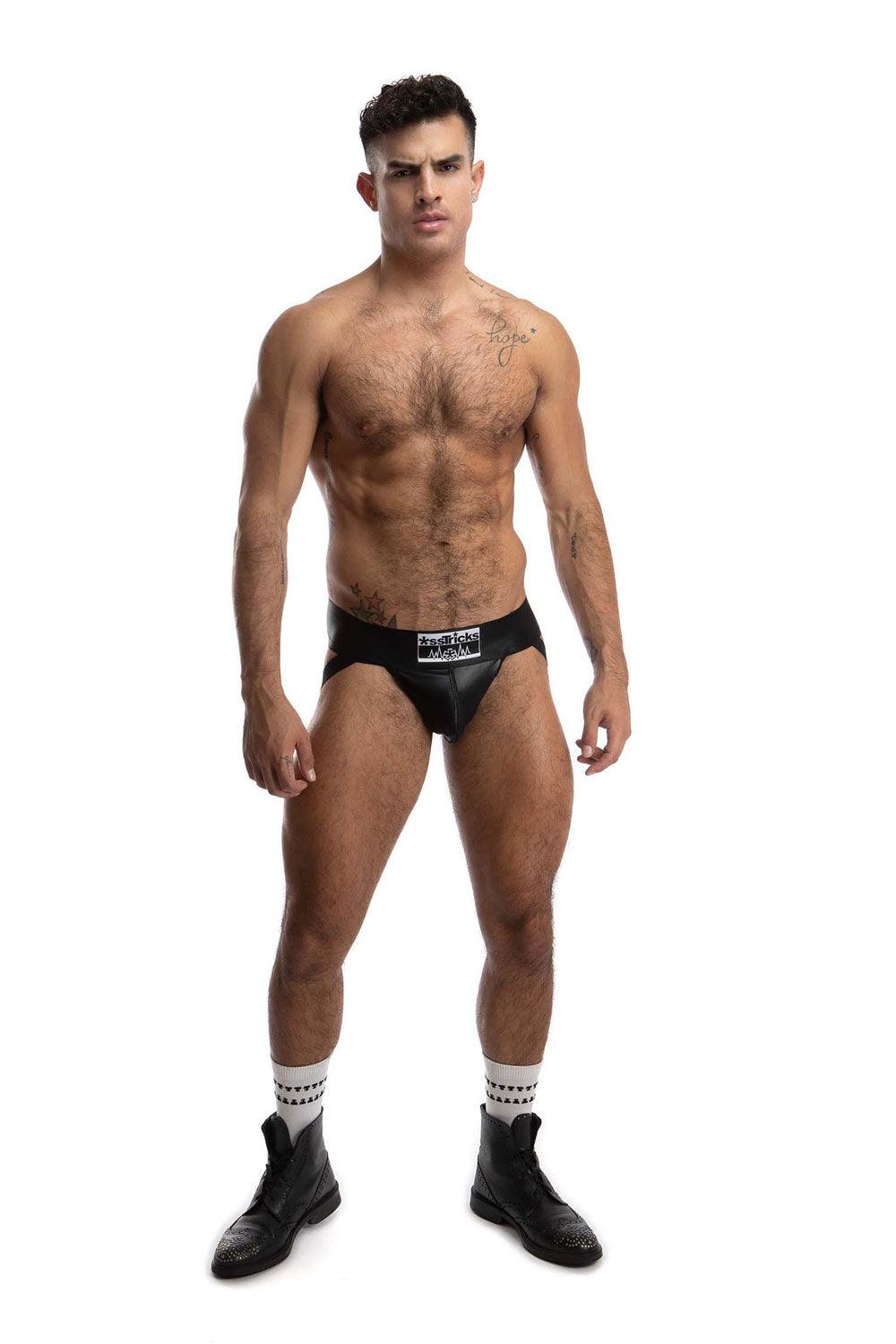 LUXE ATHLETIC JOCK | Black Satin