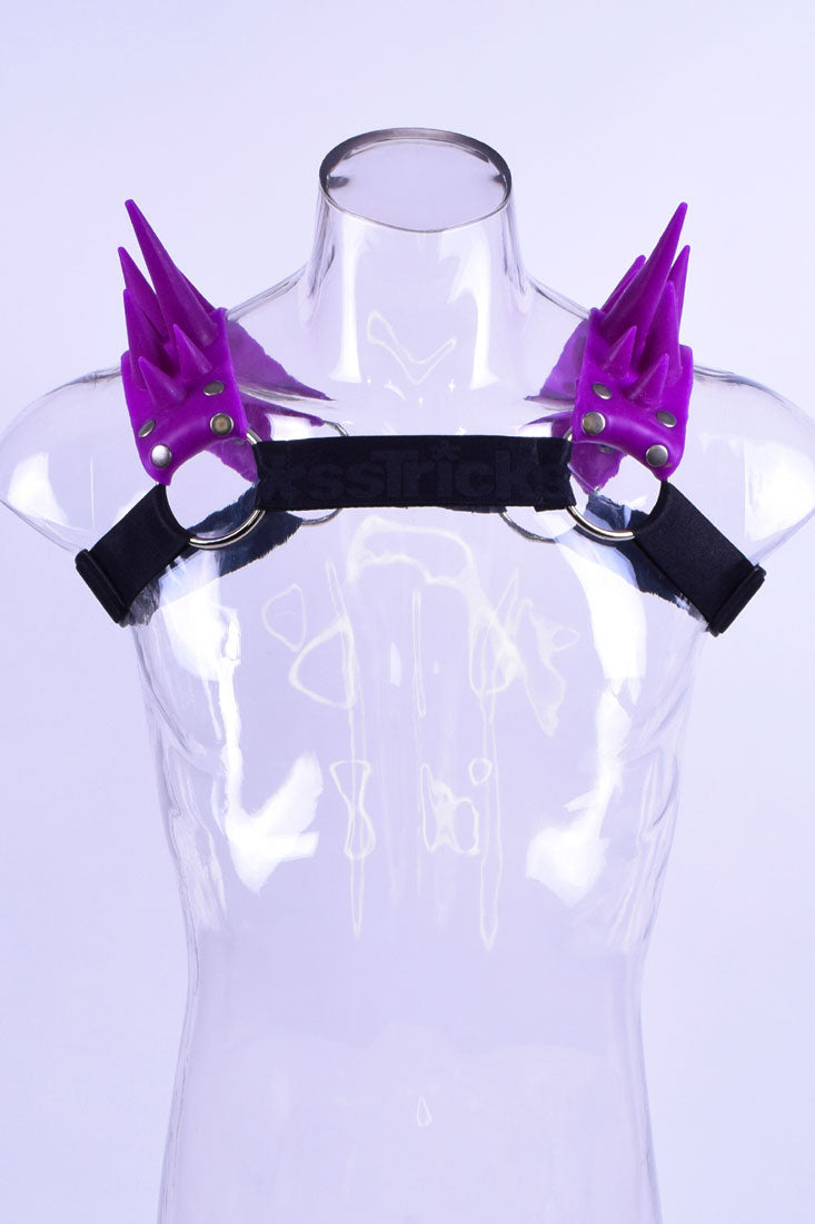 Blades Spiked Harness | Purple