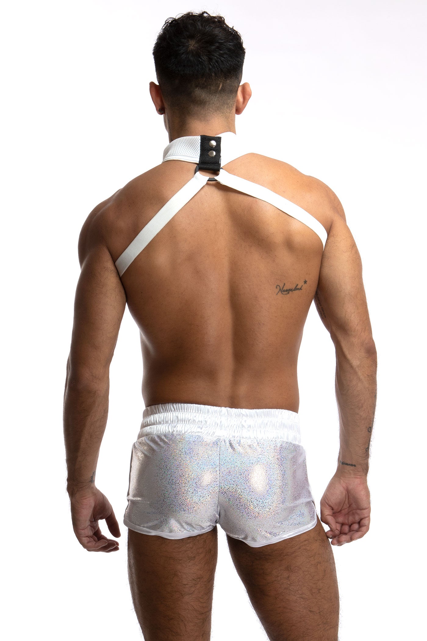 XXX Fighter Shorts | White Dazzle