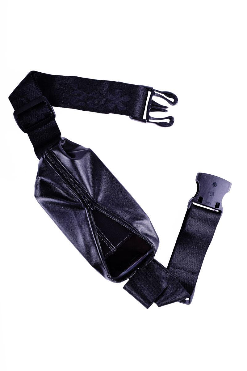 *ssBag I BLACK PLEATHER I Running Belt