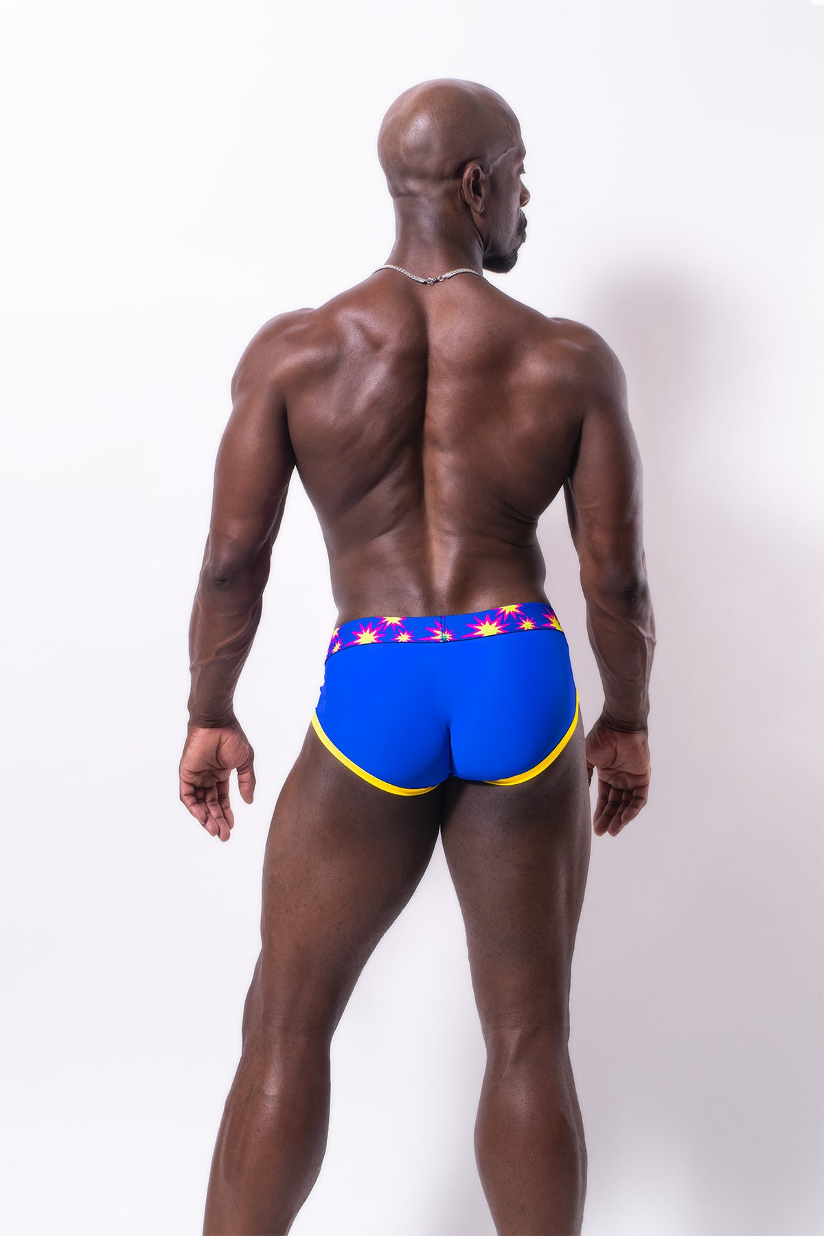 Kaboom Brief | BLUE/YELLOW/FUSCHIA
