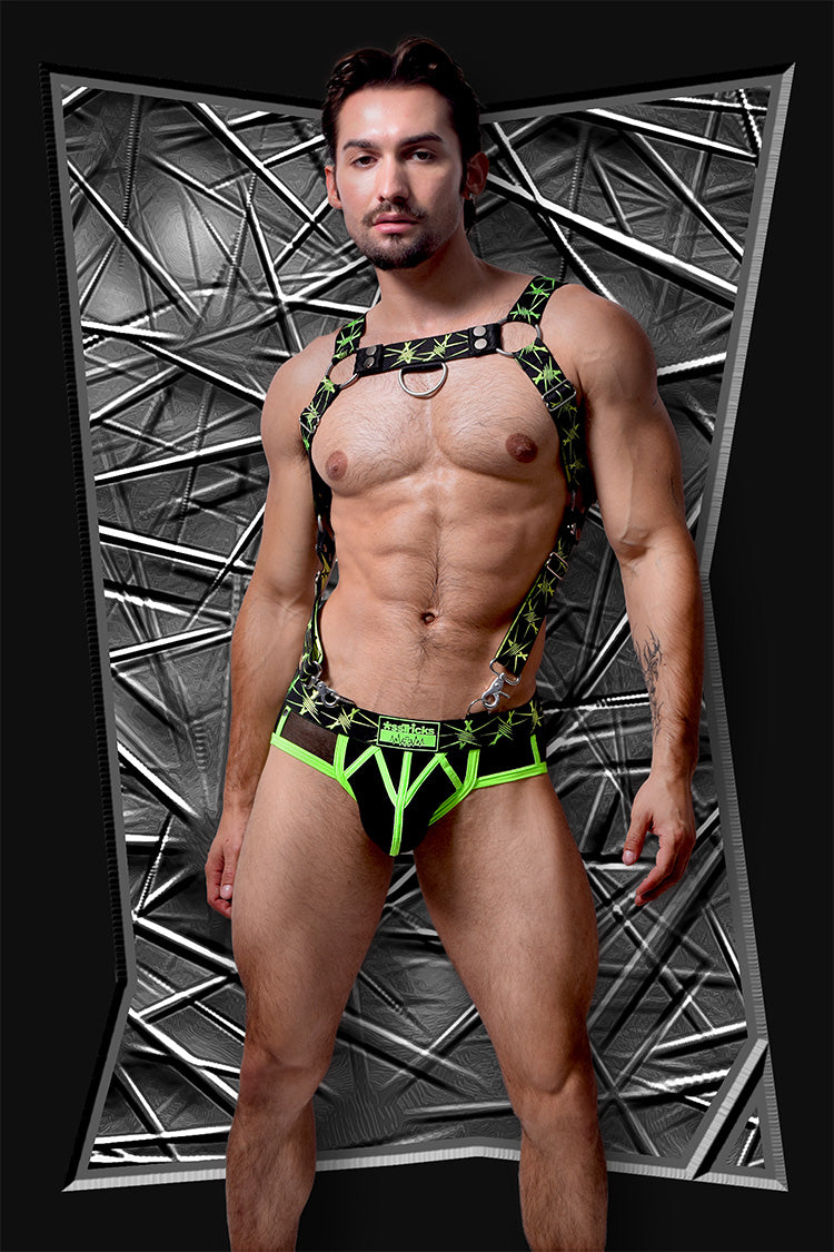 STINGER SET | NEON GREEN/BLACK