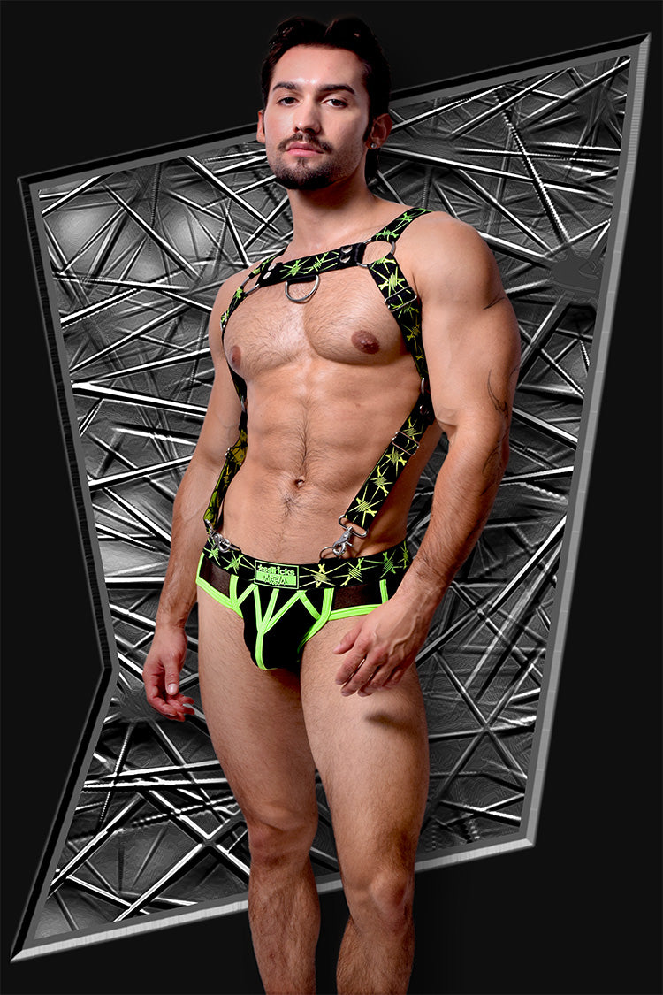 Stinger Brief | NEON GREEN/BLACK