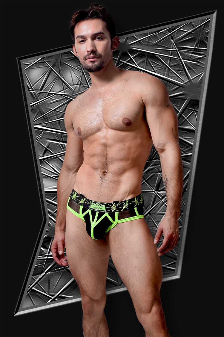 Stinger Brief | NEON GREEN/BLACK