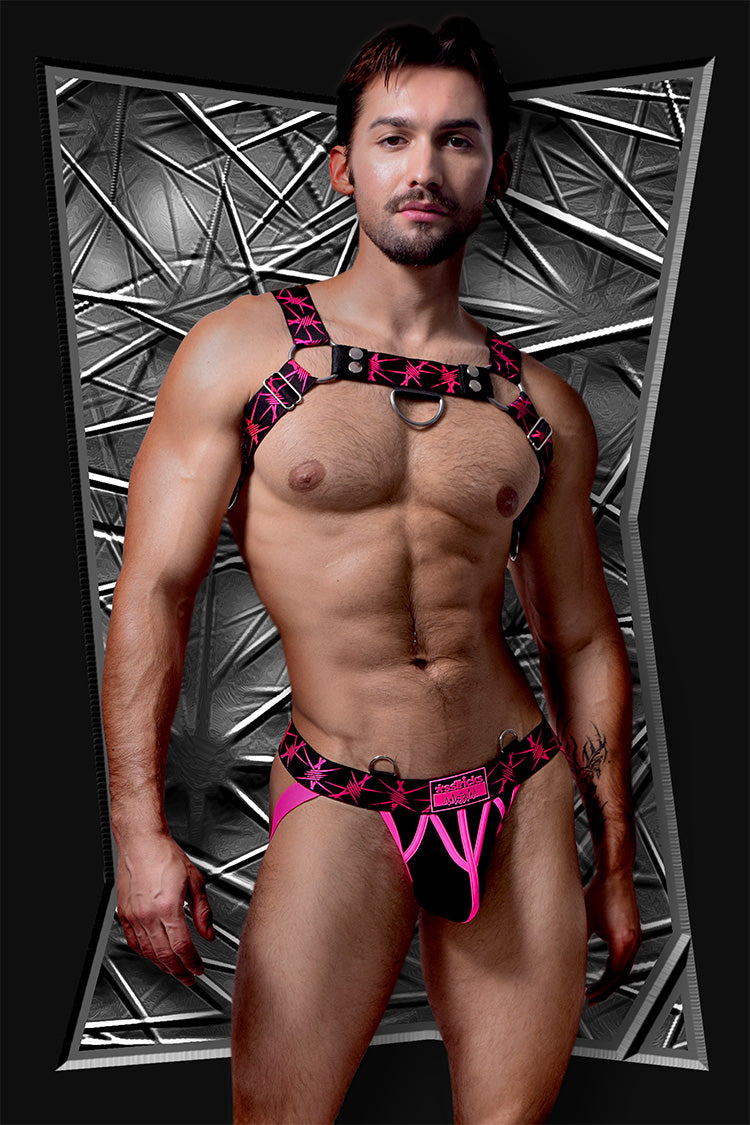 Stinger Harness | NEON PINK/BLACK