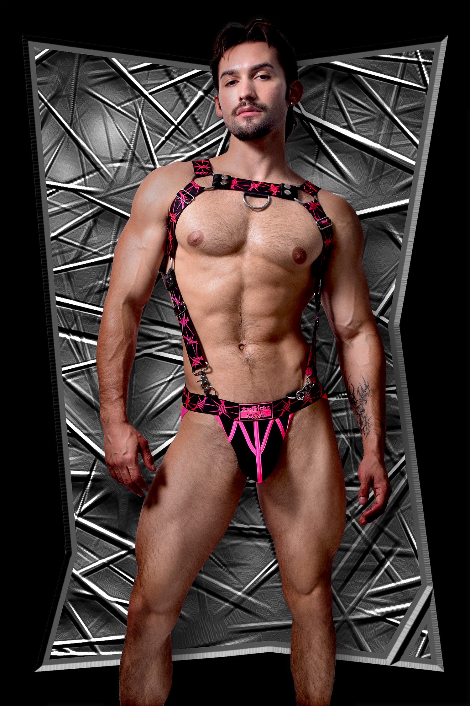 Stinger Harness | NEON PINK/BLACK