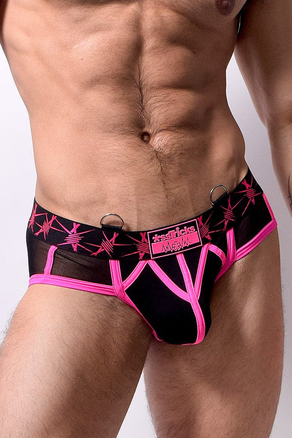 Stinger Brief | NEON PINK/BLACK