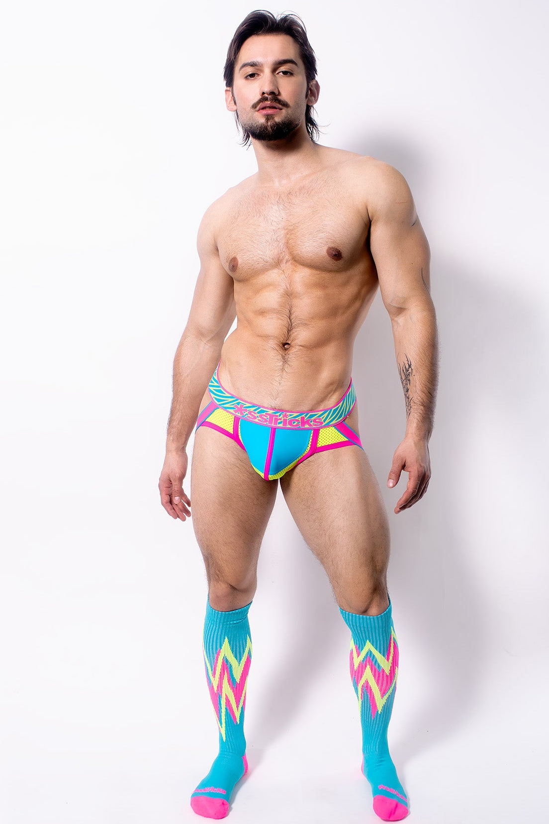 Prismatik Jock | Pink/Blue/Yellow