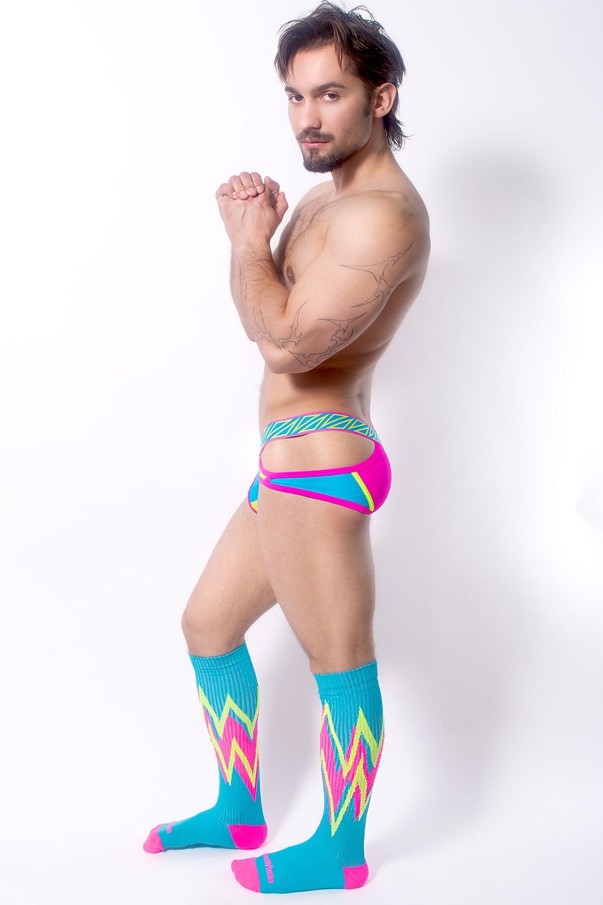 Prismatik Brief | Pink/Blue/Yellow