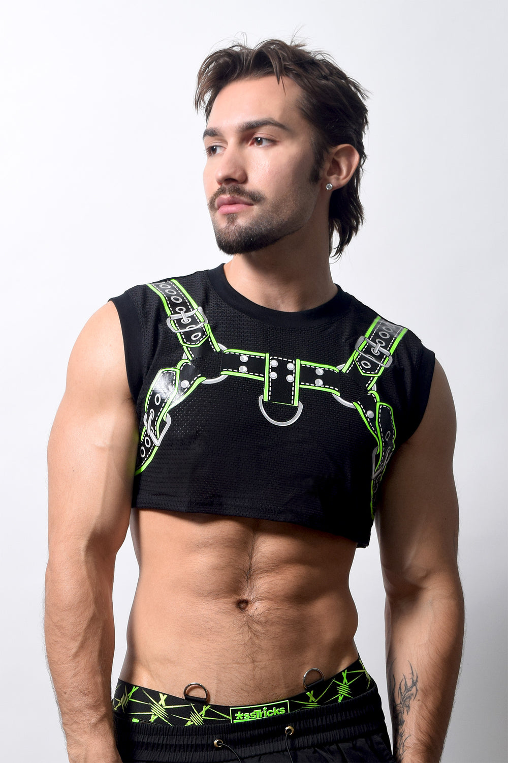 Harness Crop Top | GREEN