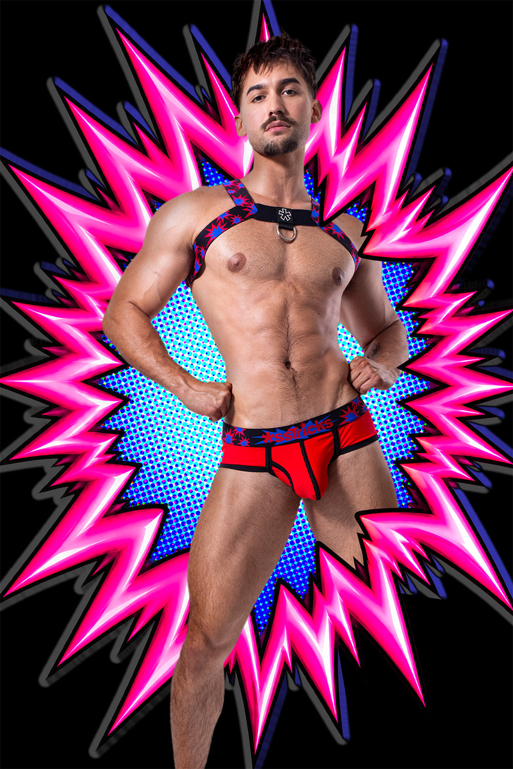 Kaboom Brief | RED/BLUE/BLACK