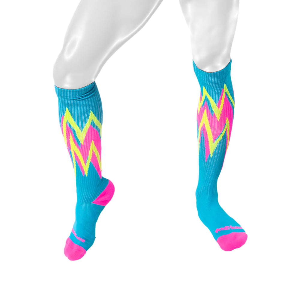 Prismatik Socks | PINK/YELLOW/BLUE