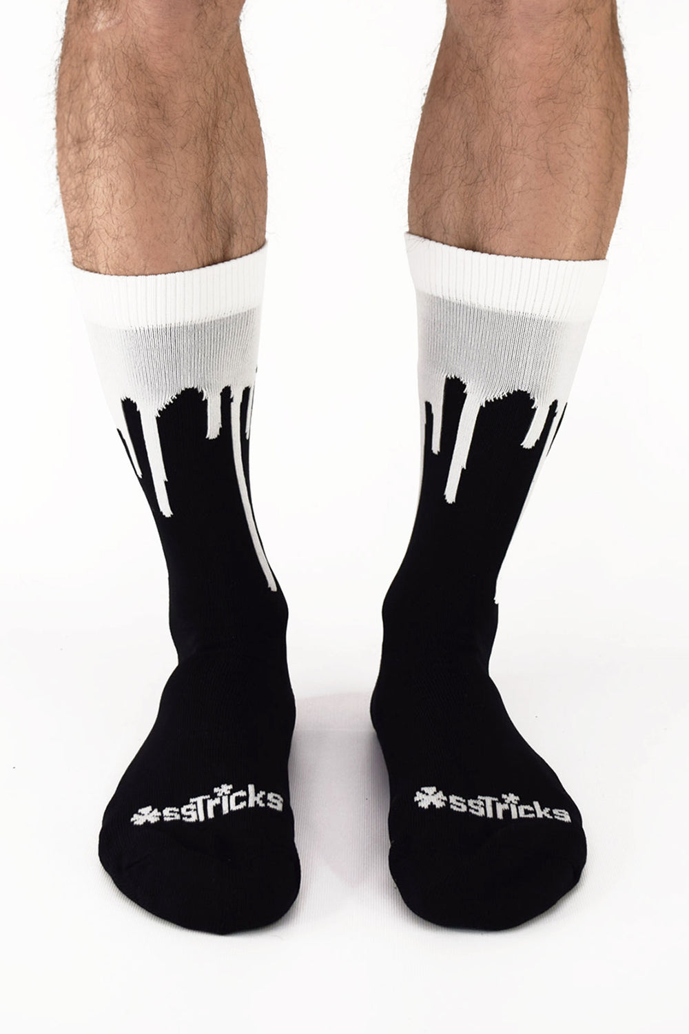 Drip Socks | White/Black