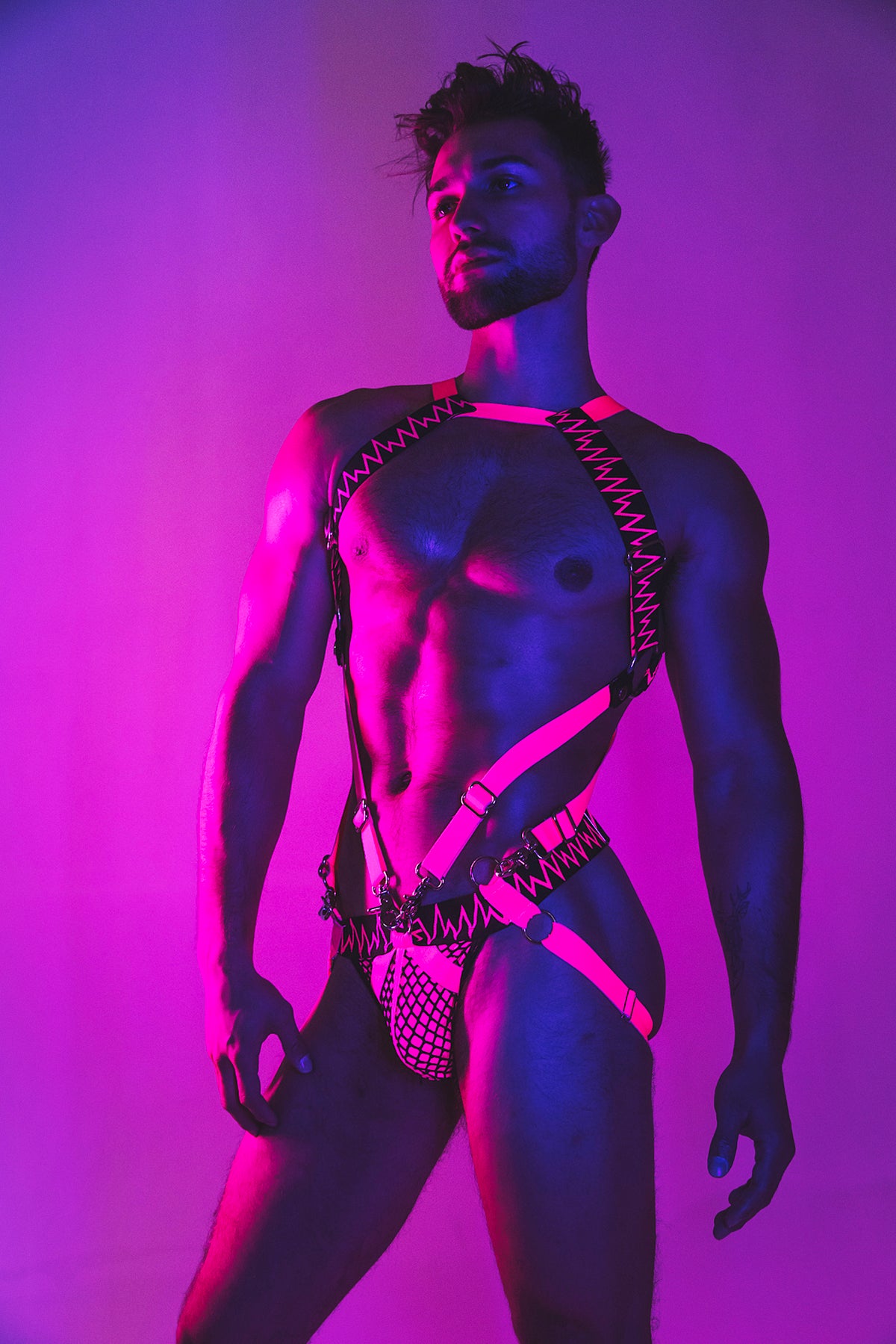 EXCITER HARNESS | Poisonous Pink | Jock Sold Separately