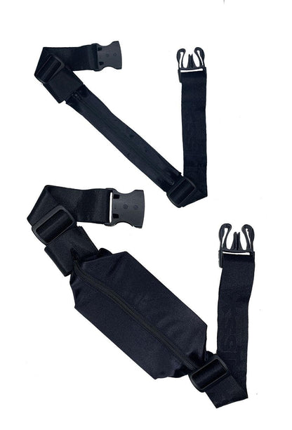 *ssBag I BLACK SATIN I Running Belt