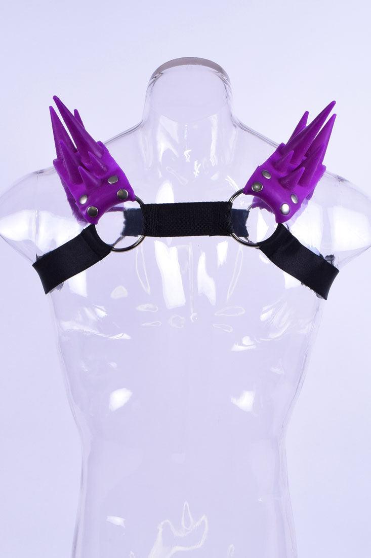 Blades Spiked Harness | Purple