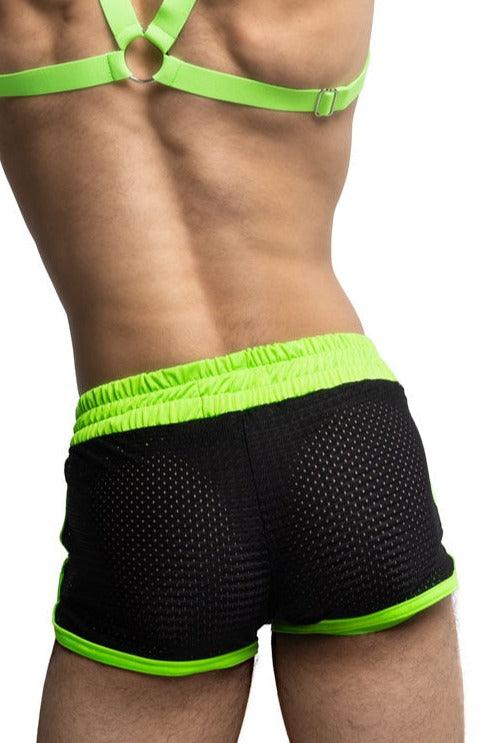 Holographic Dragon Shorts | Neon Green