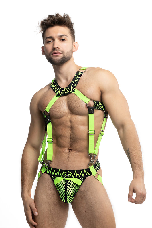 EXCITER HARNESS | Screamin' Green | Jock Sold Separately