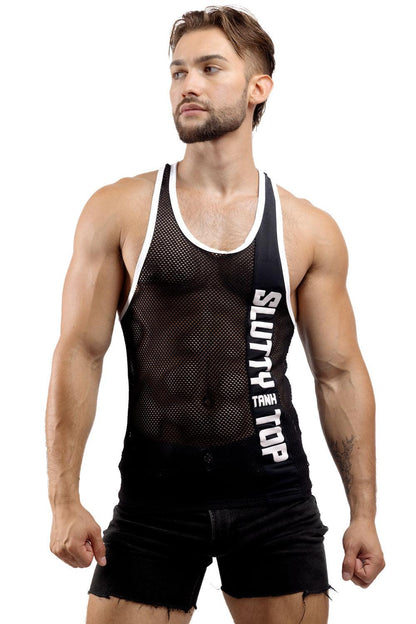 SLUTTY TANK TOP | Monochrome