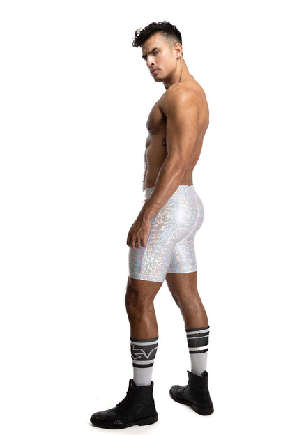 Joggers with Pocket | White Sparkle